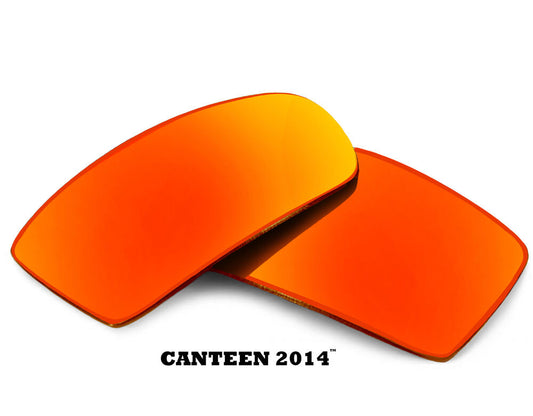 LenSwitch Replacement Lenses for Oakley Canteen 2014 Sunglasses Red Mirror