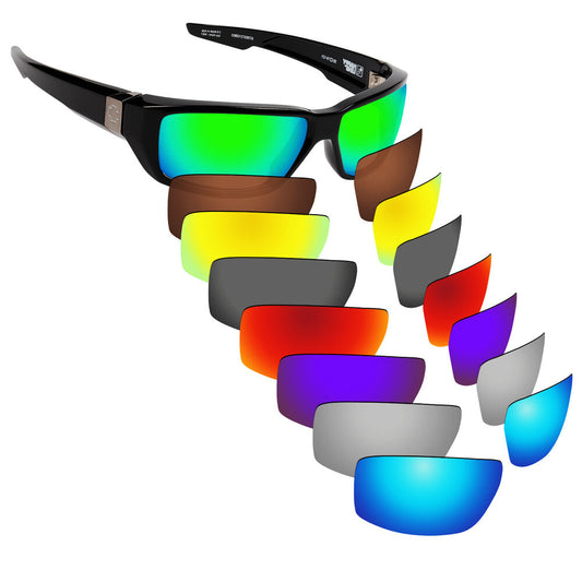 Hawkry Polarized Replacement Lens for - Spy Optic Dirty Mo 59mm Sunglass-Options