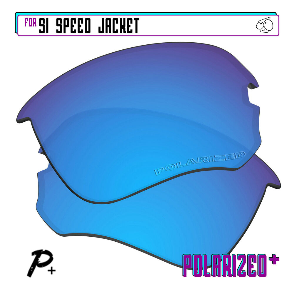 POLARIZED+ Replacement Lens For-Oakley Si Speed Jacket Sunglass Anti-Scratch
