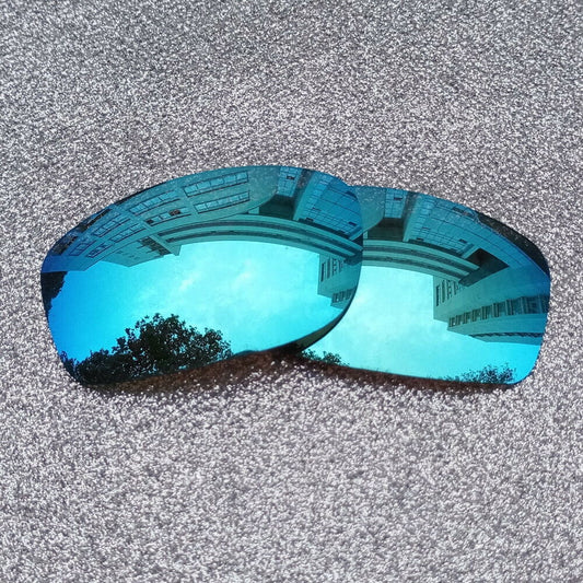 2 Sets Ice Blue Polarized Replacement Lenses For-Oakley Fives Squared Sunglass