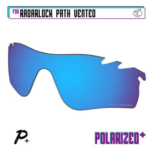 POLARIZED+ Replacement Lens For-Oakley Radarlock Path Vented Sunglass Anti-Scrat