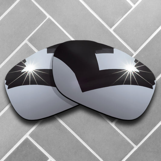 Polarized Silver Chrome Mirrored Replacement Lenses for-Oakley Twoface