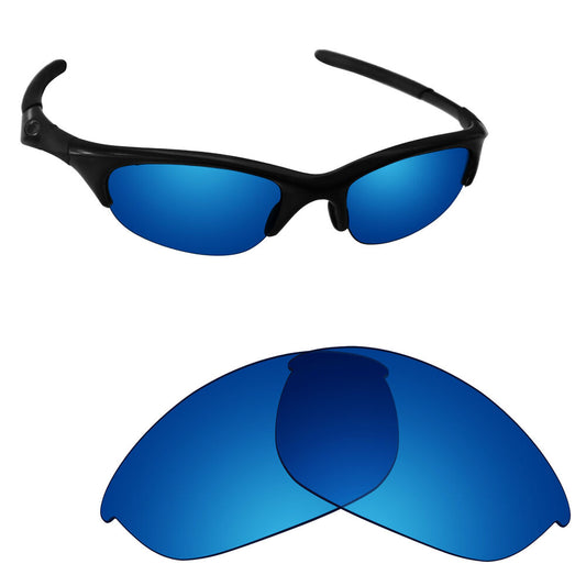 Hawkry Polarized Replacement Lenses for-Oakley Half Jacket Sunglass HD Blue