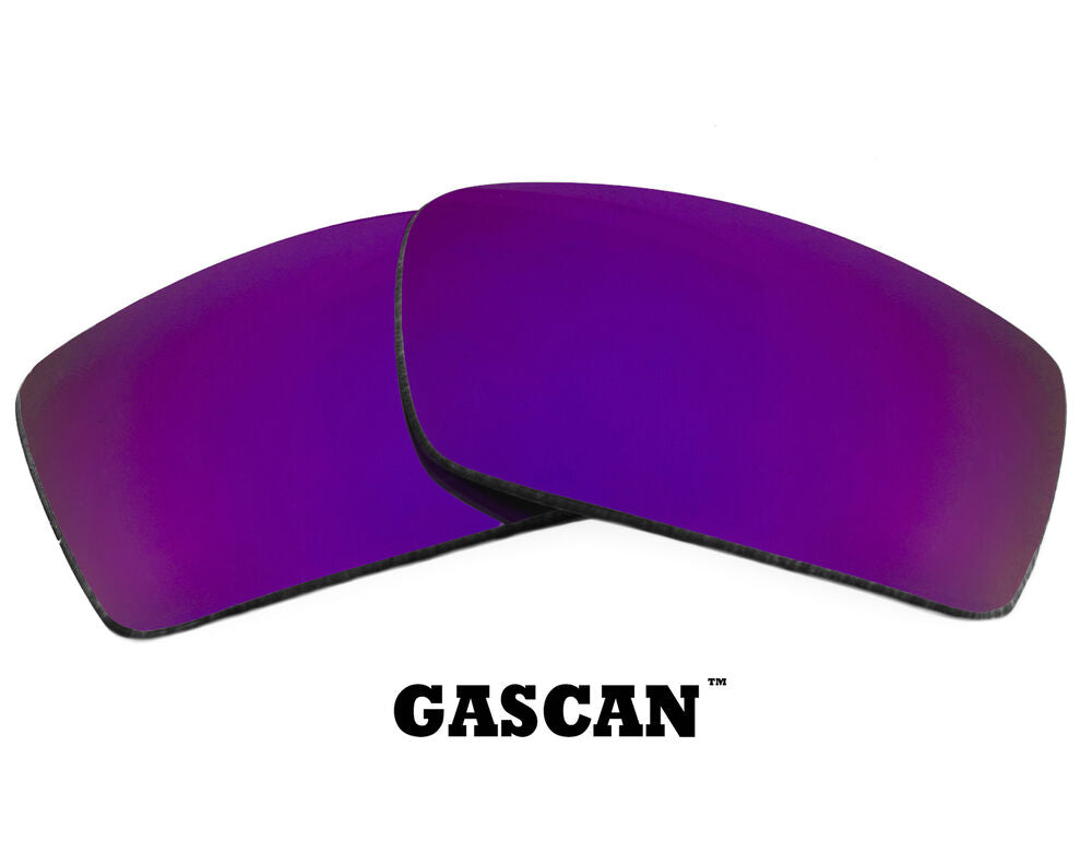 LenSwitch Replacement Lenses for Oakley Gascan Sunglasses Purple Mirror