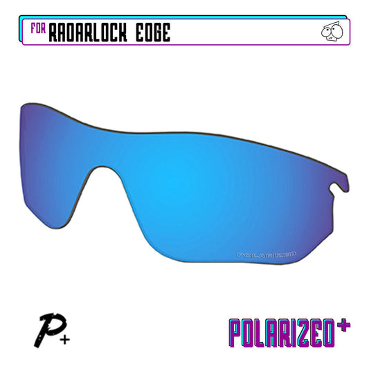POLARIZED+ Replacement Lens For-Oakley RadarLock Edge Sunglass Anti-Scratch