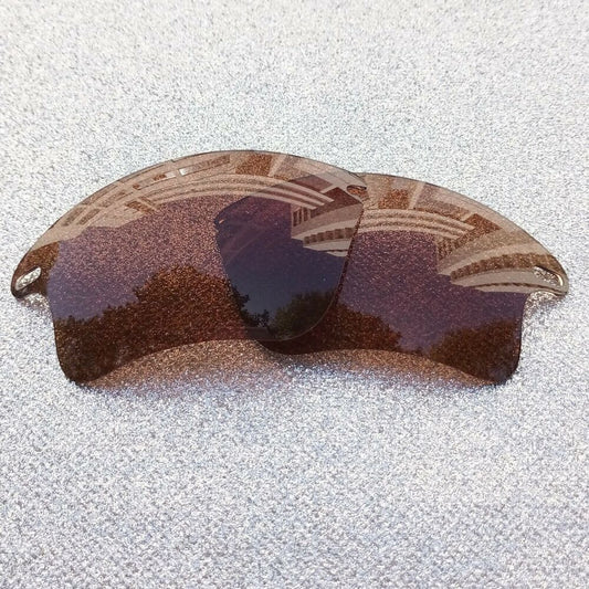 Brown Polarized Replacement Lenses For-Oakley Fast Jacket XL Sunglass OO9156