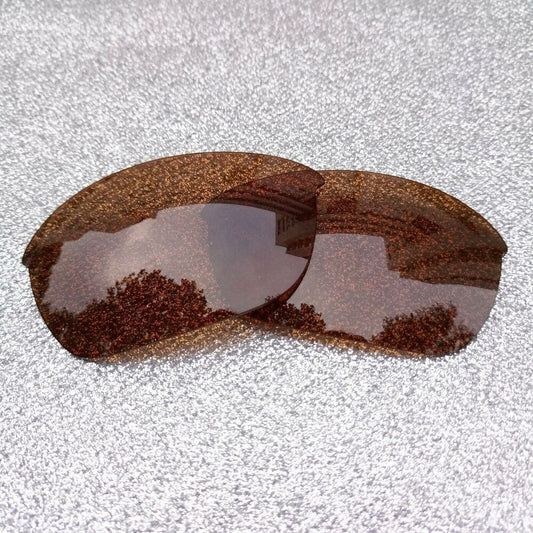 Brown Polarized Replacement Lenses For-Oakley Half Jacket Sunglass