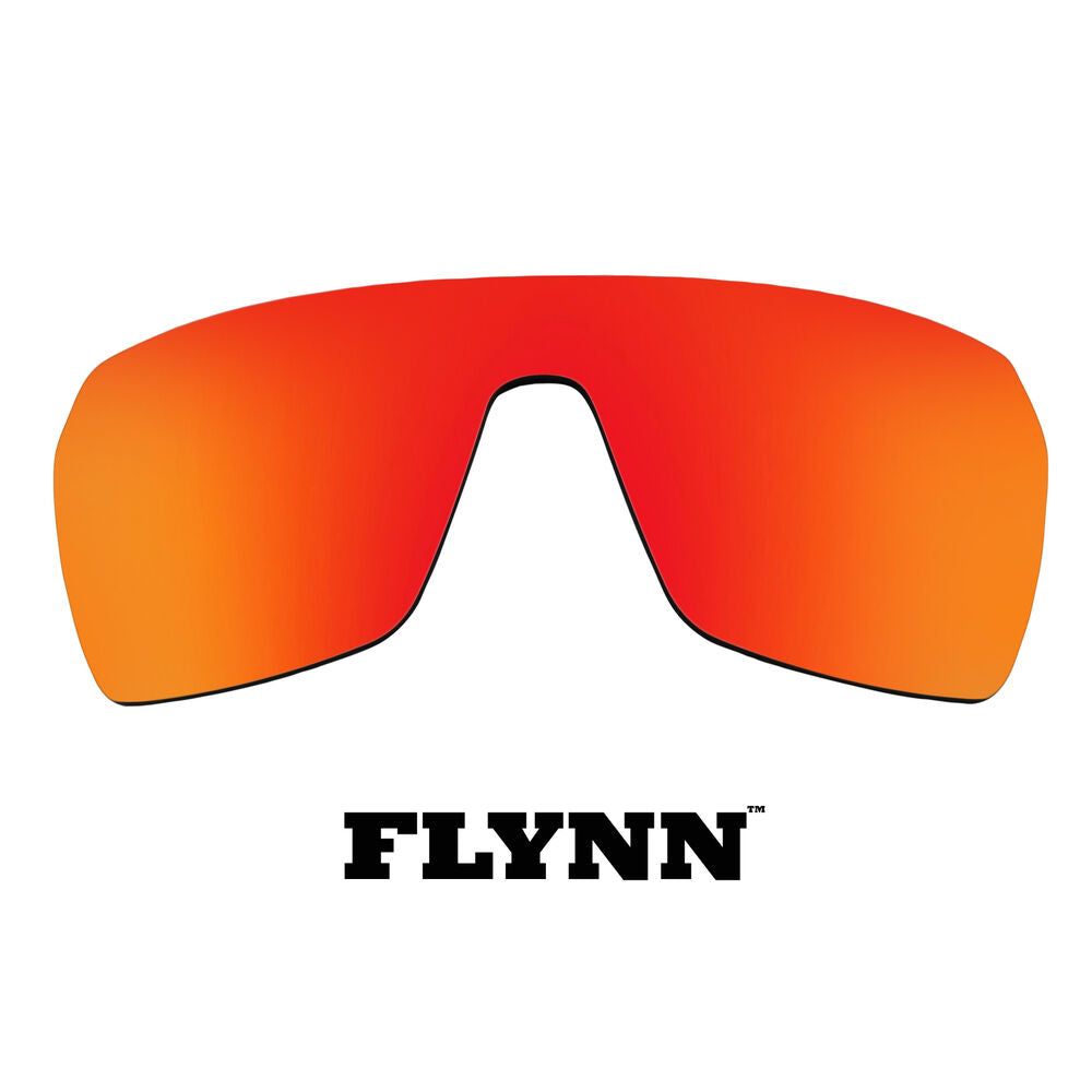 LenSwitch Polarized Replacement Lenses for SPY OPTICS Flynn Sunglasses Red