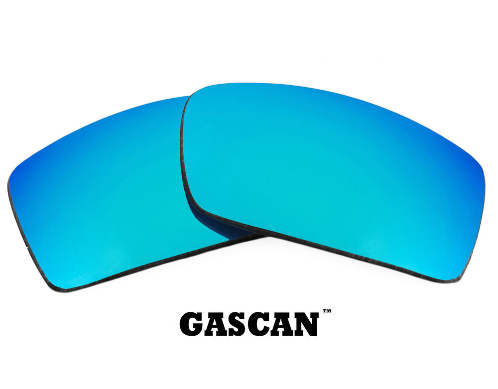 LenSwitch Replacement Lenses for Oakley Gascan Sunglasses Blue Mirror