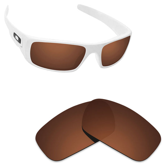 Hawkry Polarized Replacement Lenses for-Oakley Crankshaft Sunglass Bronze Brown