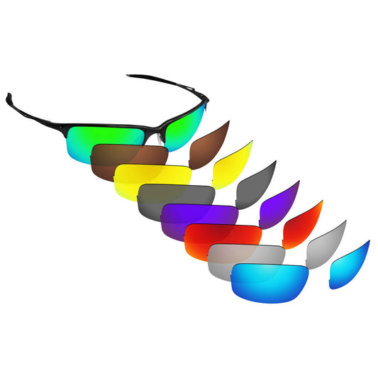 Hawkry Polarized Replacement Lenses for-Oakley Half Wire 2.0 Sunglass - Multiple