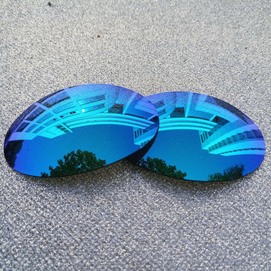 2 Sets Ice Blue Polarized Replacement Lenses For-Oakley Romeo 1 Sunglass