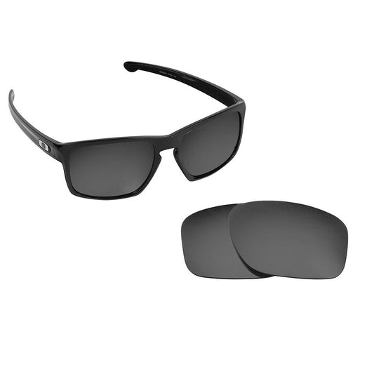 LenSwitch Polarized Replacement Lenses for Oakley Sliver Sunglasses Silver