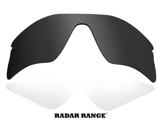 LenSwitch Replacement Lenses for Oakley Radar Range Sunglasses Dark Gray
