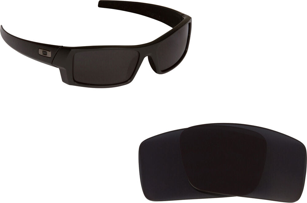 LenSwitch Replacement Lenses for Oakley Gascan S Sunglasses Dark Gray