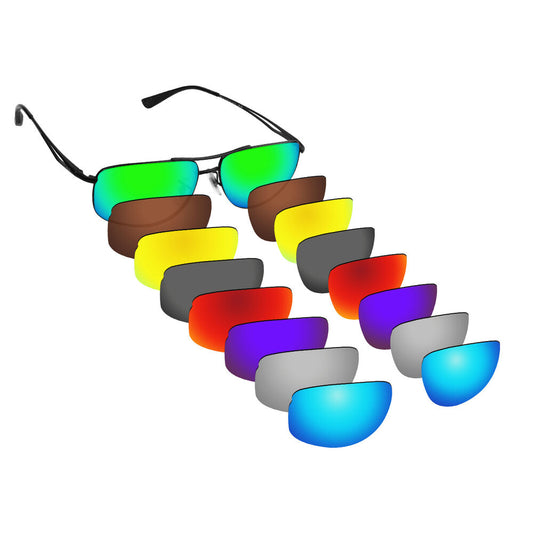 Hawkry Polarized Replacement Lenses for - RayBan-RB3490-59 Sunglass - Multiple