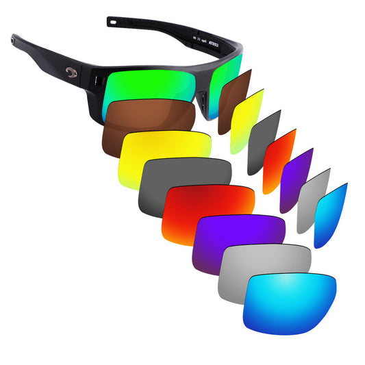 Hawkry Polarized Replacement Lens for - Costa Del Mar Diego Sunglass - Options