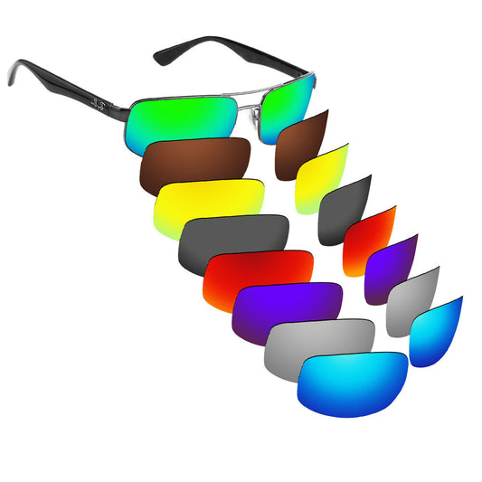 Hawkry Polarized Replacement Lenses for - RayBan-RB3445-61 Sunglass - Multiple