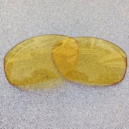 Transparent Yellow Non-Polarized Replacement Lenses For-Oakley Pit Bull Sunglass