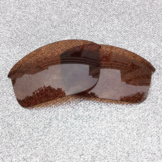 Brown Polarized Replacement Lenses For-Oakley Flak Jacket XLJ Sunglass