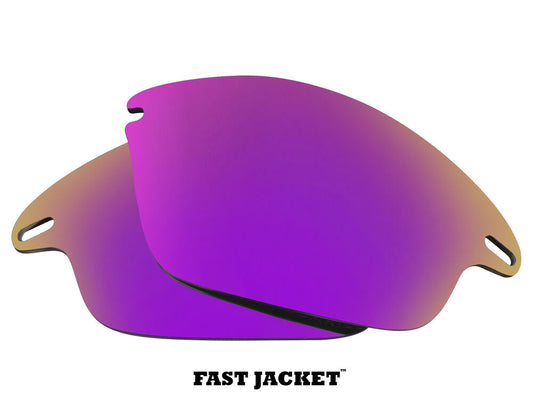 LenSwitch Polarized Replacement Lenses for Oakley Fast Jacket Sunglasses Purple