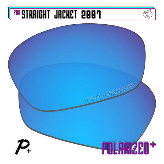 POLARIZED+ Replacement Lens For-Oakley Straight Jacket 2007 Sunglass Anti-Scratc