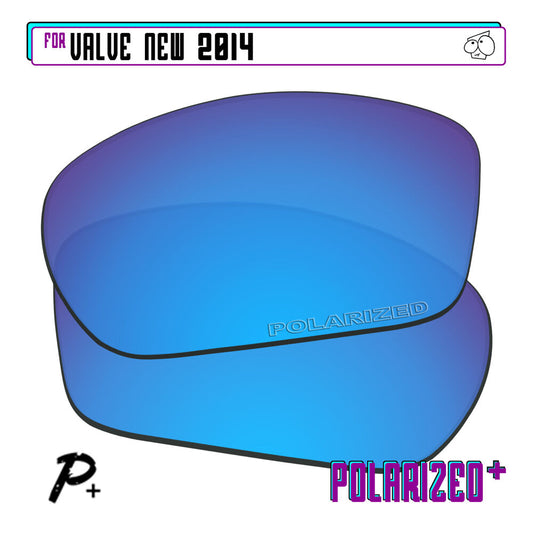 POLARIZED+ Replacement Lens For-Oakley Valve New 2014 Sunglass Anti-Scratch