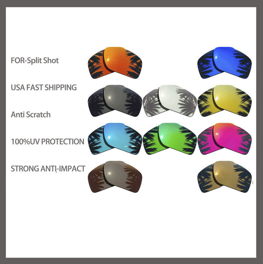 Replacement Polarized Lenses for-Oakley Split Shot OO9416 Anti scratch
