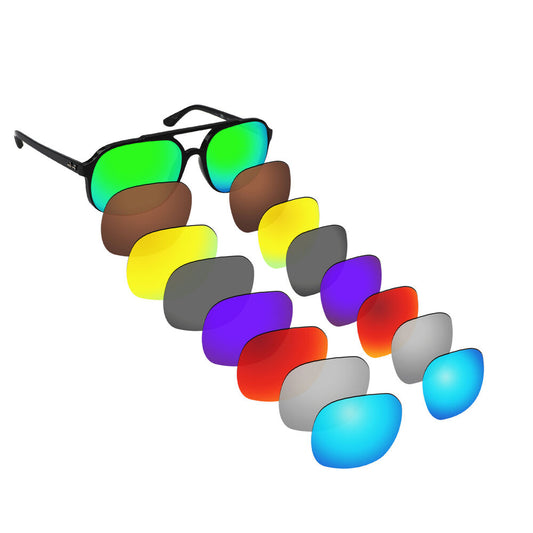 Hawkry Polarized Replacement Lenses for - RayBan-RB4312-57 Sunglass - Multiple