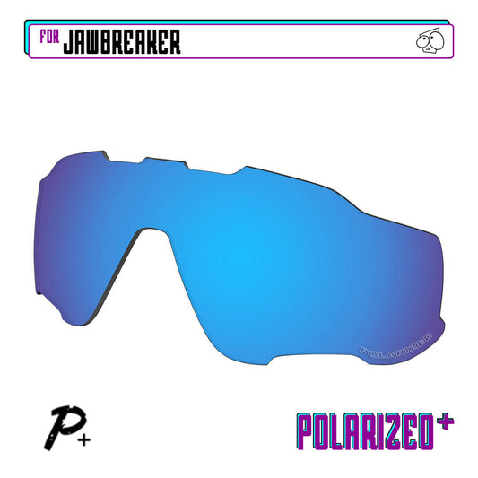 POLARIZED+ Replacement Lens For-Oakley Jawbreaker Sunglass Anti-Scratch