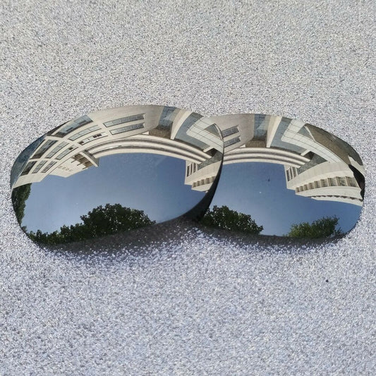 Silver Polarized Replacement Lenses For-Oakley Pit Bull Sunglass OO9127