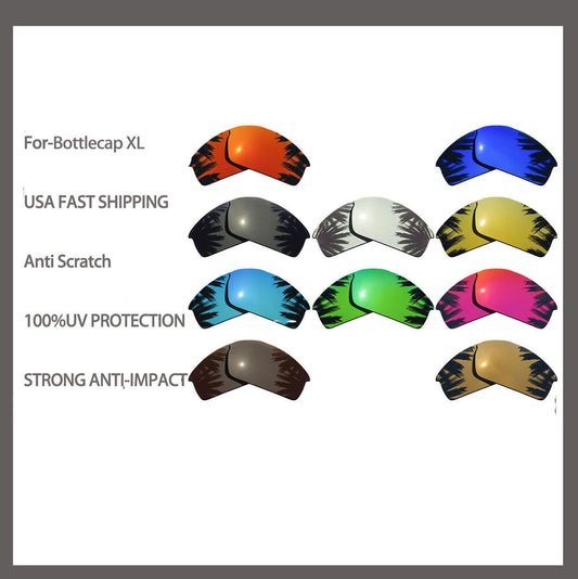 Replacement Polarized Lenses for-Oakley Bottlecap XL Anti Scratch