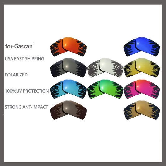Polarized Replacement Lenses for-Oakley Gascan Sunglasses Anti-scratch
