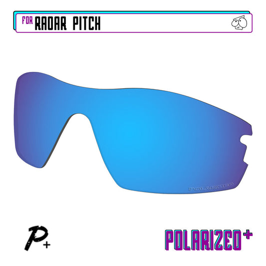 POLARIZED+ Replacement Lens For-Oakley Radar Pitch Sunglass Anti-Scratch