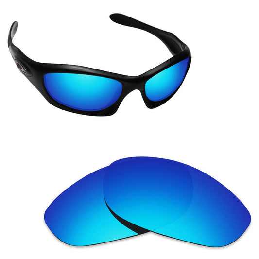 Hawkry Polycarbonate Replacement Lense for-Oakley Monster Dog Sunglass -Ice Blue