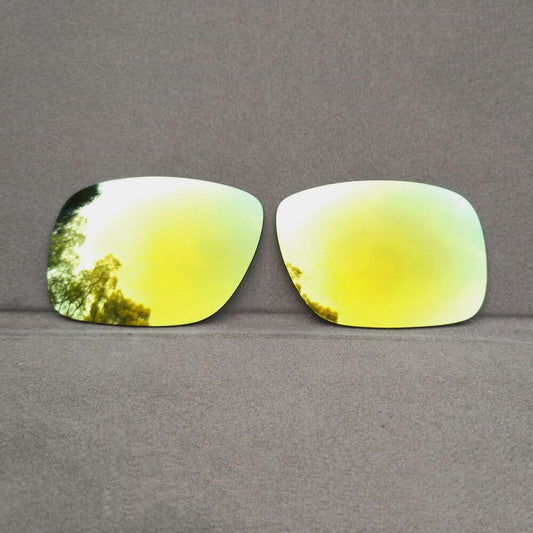 24K Gold Mirrored Polarized Replacement Lenses for-Oakley Holbrook Sunglasses