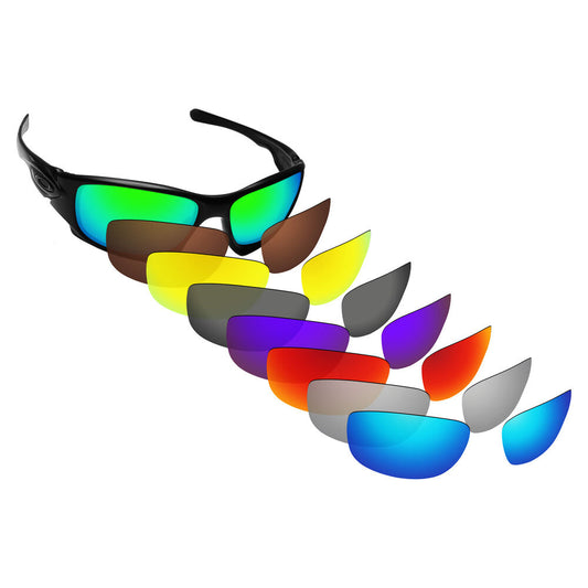 Hawkry Polarized Replacement Lenses for-Oakley Ten OO9128 Sunglass - Options