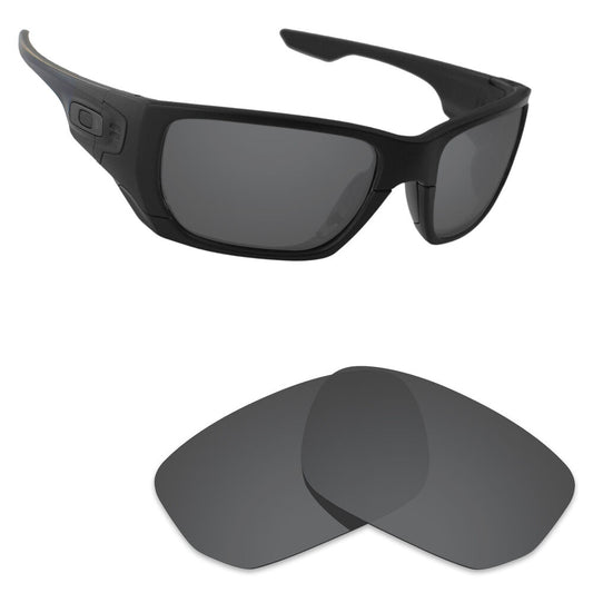 Hawkry Polarized Replacement Lenses For Style Switch Stealth Black
