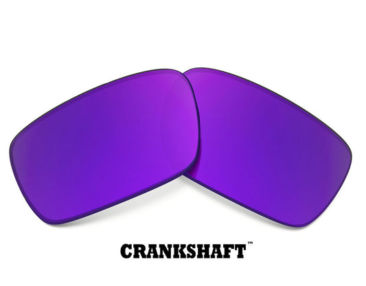 LenSwitch Replacement Lenses for Oakley Crankshaft Sunglasses Purple Mirror