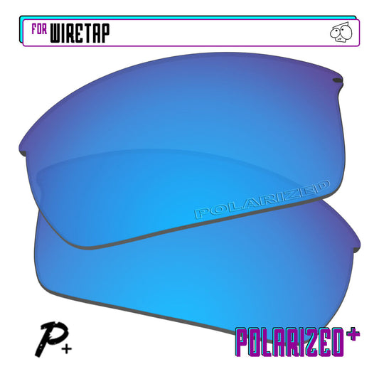 POLARIZED+ Replacement Lens For-Oakley WireTap Sunglass Anti-Scratch