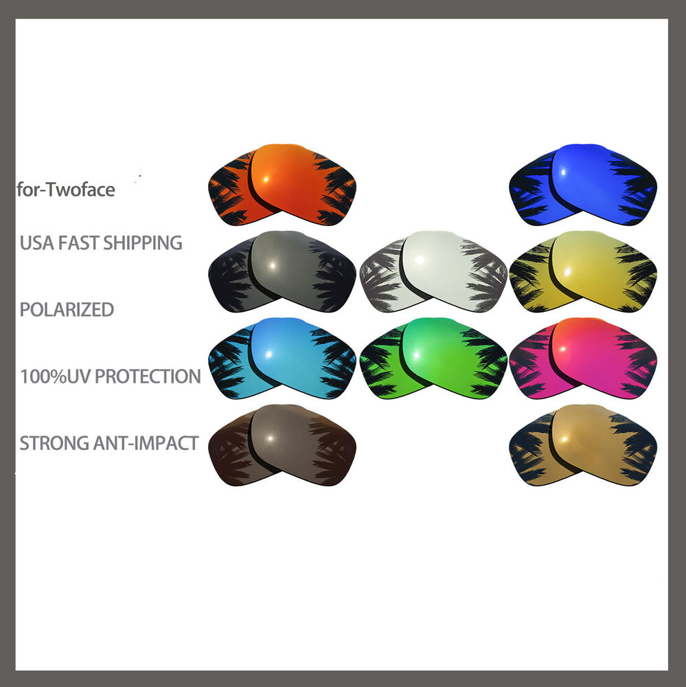 US Replacement Polarized Lenses for-Oakley Twoface OO9189 Anti Scratch