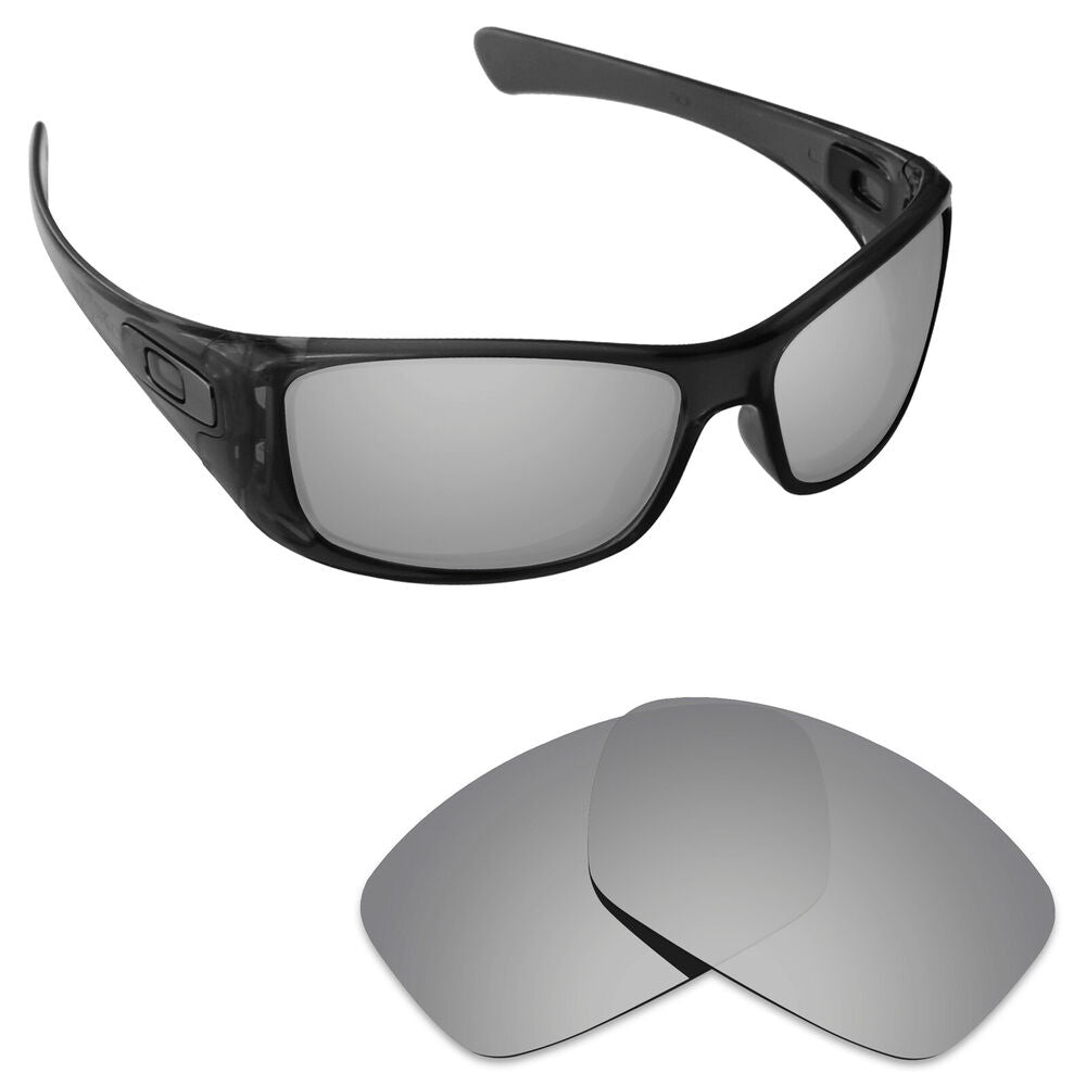 Hawkry Polycarbonate Replacement Lenses for-Oakley Hijinx Sunglass - Silver