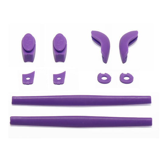 Hawkry Rubber Kits Replacement Earsocks & Nose Pieces For-Oakley Juliet -Purple