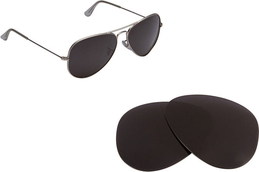 LenSwitch Replacement Lenses for RAY BAN Large Aviator 3025 58mm Shades Multiple
