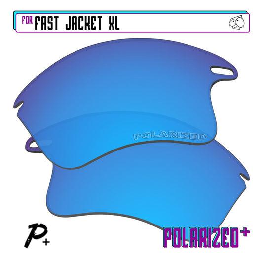 POLARIZED+ Replacement Lens For-Oakley Fast Jacket XL Sunglass Anti-Scratch