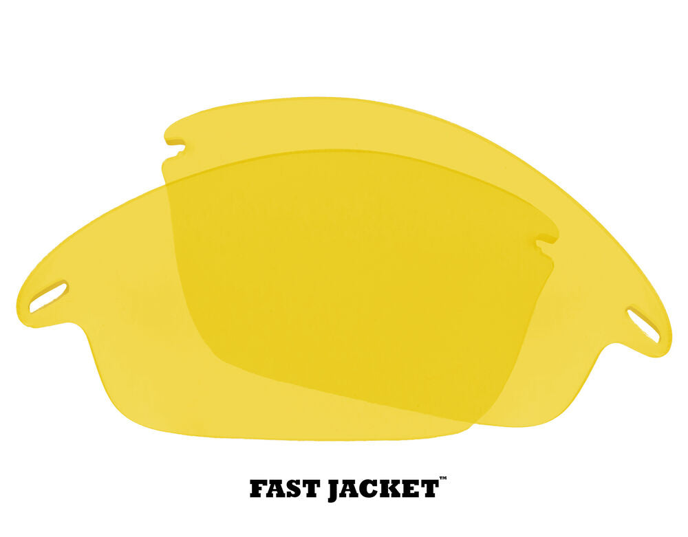 LenSwitch Polarized Replacement Lenses for Oakley Fast Jacket Sunglasses Yellow