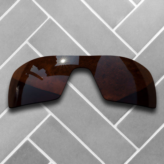 Polarized Nut Brown Sunglasses Replacement Lenses for-Oakley Oil Rig