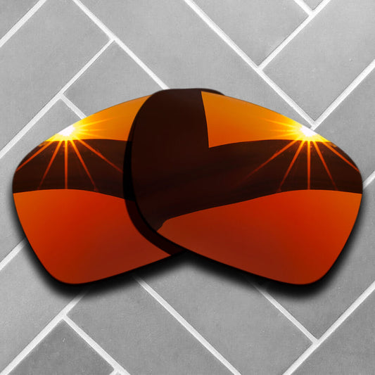 Polarized Fire Red Mirrored Replacement Lenses for-Oakley Holbrook