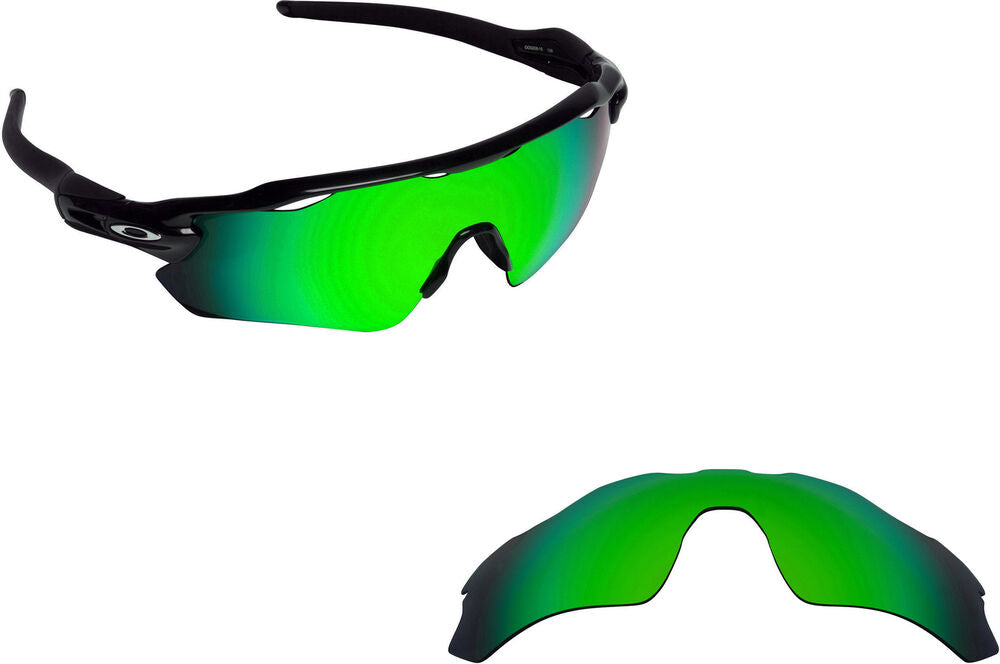 LenSwitch Polarized Replacement Lenses for Oakley Radar EV Path Sunglasses Green