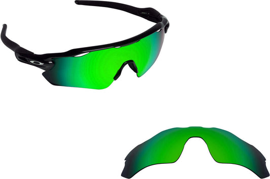 LenSwitch Polarized Replacement Lenses for Oakley Radar EV Path Sunglasses Green
